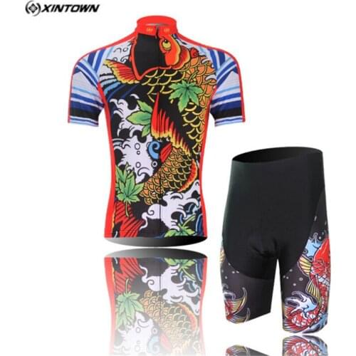 Xintown Mens Breathable Cycling Jersey/Short Sleeve Bike Clothing Jerseys/MTB Bicycle Clothes Ropa Ciclismo Summer Style
