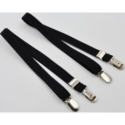 4 clips black no cross mens suspenders for adult 2.0cm womens pants with adjustable suspenders grey