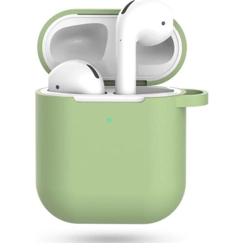 Soft Silicone Cases For Apple Airpods 1 2 Protective Case AirPods 2 1 Bluetooth Wireless Earphone Cover Air pods 2 1 Bag Fundas