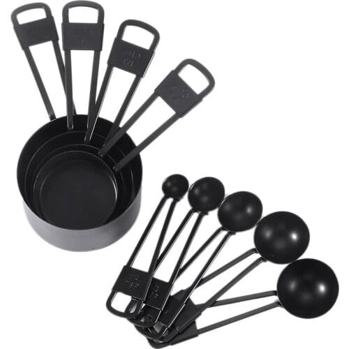 Hot Measuring Spoons Cups Set, Stackable Tablespoons Measuring Set for Gift Dry Liquid Ingredients Cooking Baking Set of 10