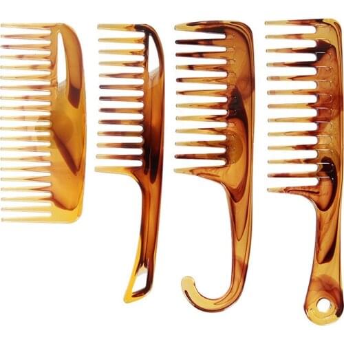 New Hair Combs Men Hairstyling Tool Professional Large Tooth Combs Barber Hair Dyeing Cutting Coloring Hair Combs Styling Tools