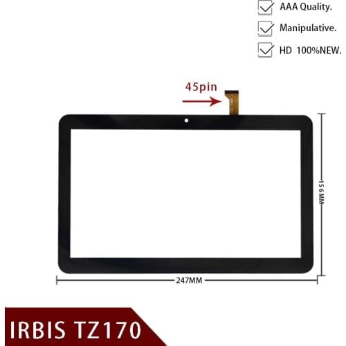 New Touch Screen for 10.1" Irbis TZ170 TZ 170 TZ-170 Tablet Touch Sensor LTE MID Touch Digitizer Glass Repair Panel Tablets