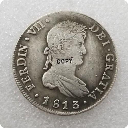 1813 Spanish 8 Reales Copy commemorative coins-replica coins medal coins collectibles