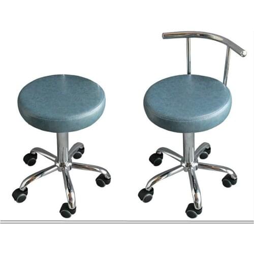Hairdressing Swivel Chair Lifted Rotation Makeup/Tattoo/Manicure Chair with Backrest Slidable Washable Soft Cosmetology Stool