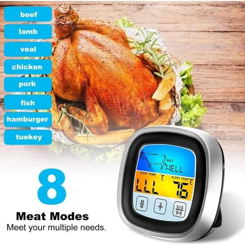 Profession Meat Temperature Probe Stainless Digital High Quality Barbecue Accessories With Timer Kitchen Cooking Thermometer