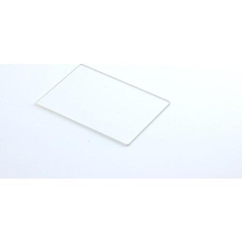 Size 35x45mm transparent uv IR ray fused silica quartz glass plate JGS2
