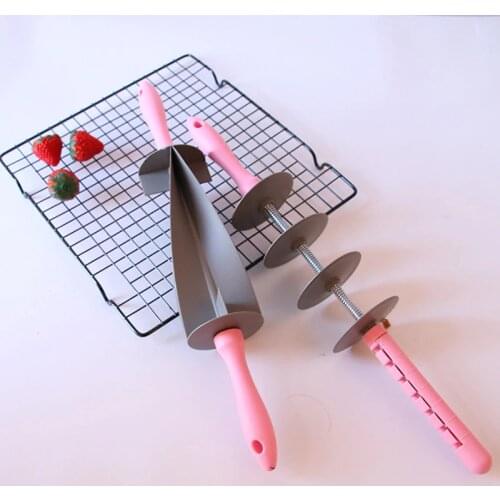 Adjustable Roll Pin Slicer Set Cutting Tools Cake Decorating Tools for Kitchen Multi-Function Bread Slicer Croissant Cut
