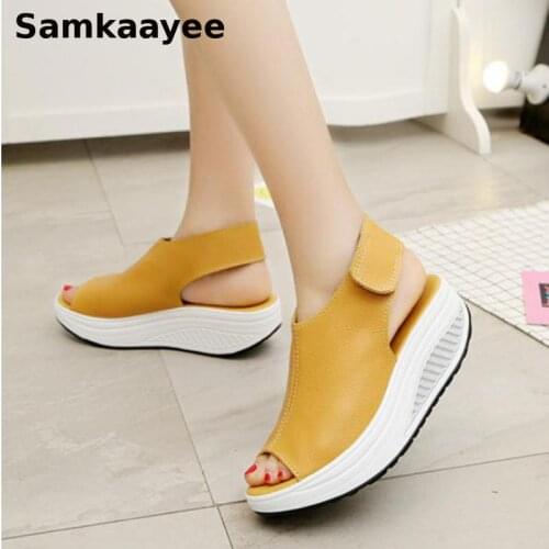 Samkaayee Women's Wedge Ankle Boots