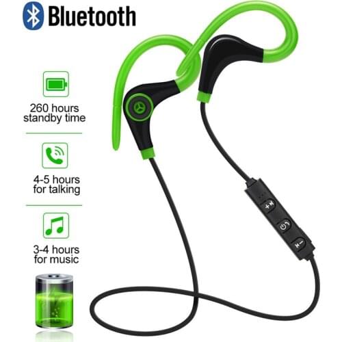 Sport Wireless Earphone Stereo Ear-hook Sports Noise Reduction Earphones With Microphone Headset For IPhone Huawei