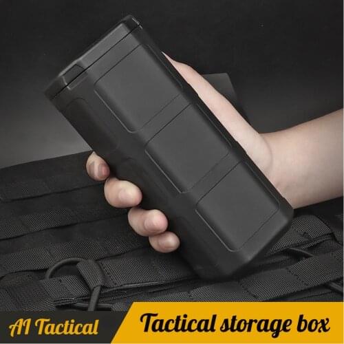 Tactical Portable Shockproof Outdoor Storage Box Shockproof Multi-function Small things storage Case For Camping Travel