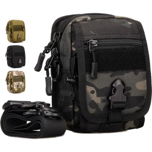 1PC Outdoor Riding Messenger Bag Military Camouflage Molle Tactical Sport Chest bag Men Travel Climbing Shoulder Bag New 7