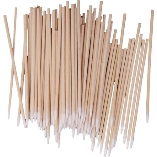 Cotton Swabs - Pack of 100 - Natural Cotton Buds, 10cm Sticks, Biodegradable