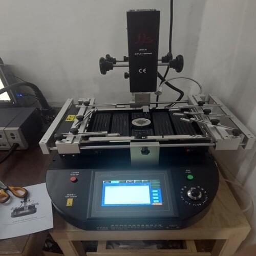 ZhuoMao ZM-R5830 Three Temperature Zones Hot Air BGA Rework Station Reballing Machine with Touch Screen Control Panel