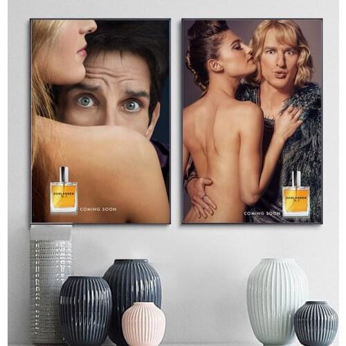 Zoolander No.2 Modern Home Decor Sexy Charming Woman and Man Canvas Painting Fashion Wall Art Picture For Living Room Home Décor