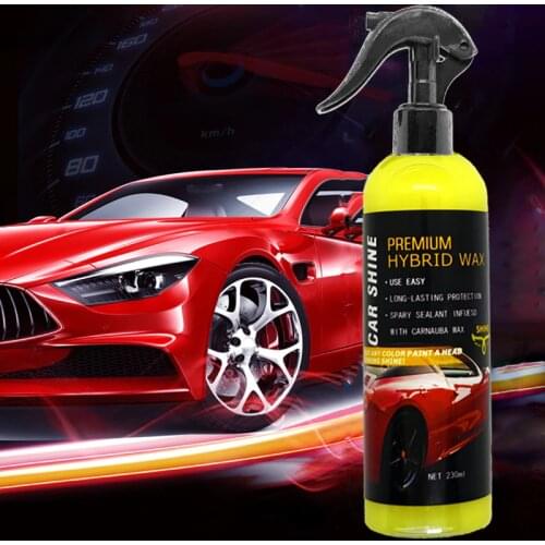 230ml Crystal Ceramic Car Coating Paint Care Nano Hydrophobic Coating Waterproof High Gloss Shine Liquid Polish Carnauba Wax