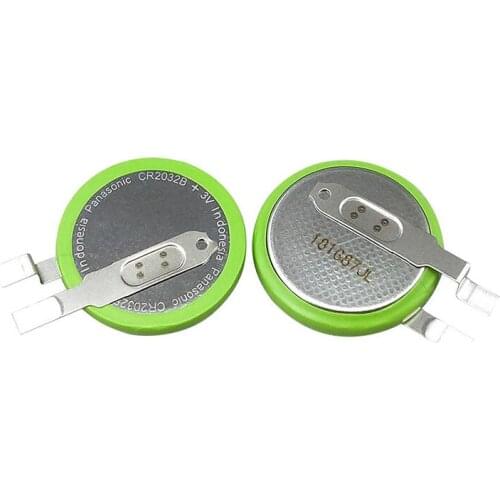 10pcs/lot New Original Battery For Panasonic CR2032B CR2032 CR2032HR 3V Car Tire Pressure Monitoring Button Batteries