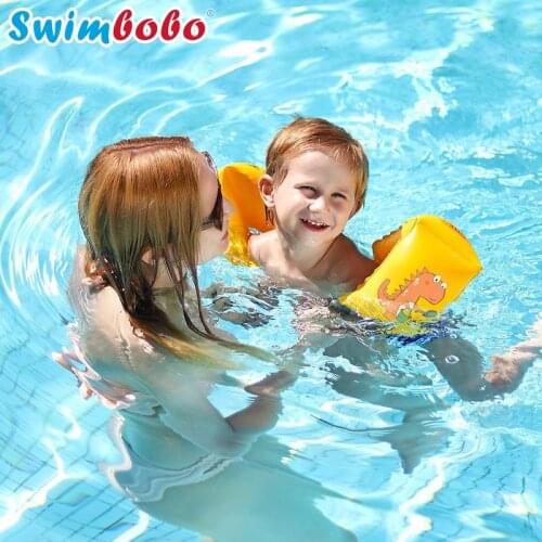 Swimming Pool Accessories Inflatable Float Arm Ring Water Toy Childrens Sleeves Kids Armband Circle Trainer Outdoor Water Games