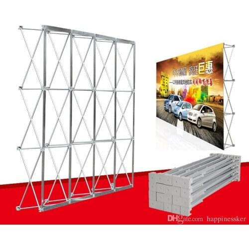 Aluminum Flower Wall Folding Stand Frame for Wedding Backdrops Straight Banner Exhibition Display Stand Trade Advertising Show