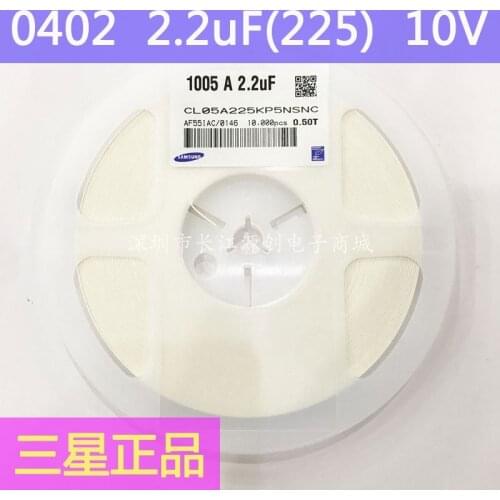 CL03A472KA3NNNC CAP CER 0201 4.7nF 472K ±10% 25V X5R Ceramic Capacitor 10000pcs Ceramic Capacitor