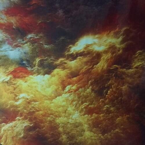 CSCR791 0.5mX20m aqua printing film sky design pattern hydrographic printing films