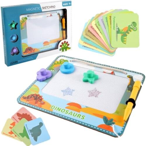 Baby Doodle Pad Drawing Toys Educational Writing Learning Magnetic Erase Sketch Board Montessori Creative Toy for Toddlers Gifts
