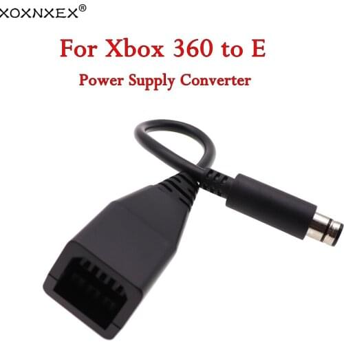 For Microsoft Xbox 360 Flat to Xbox360 E 360E Console AC Power Supply Transfer Charger Cable Charging Adapter Converter Cord