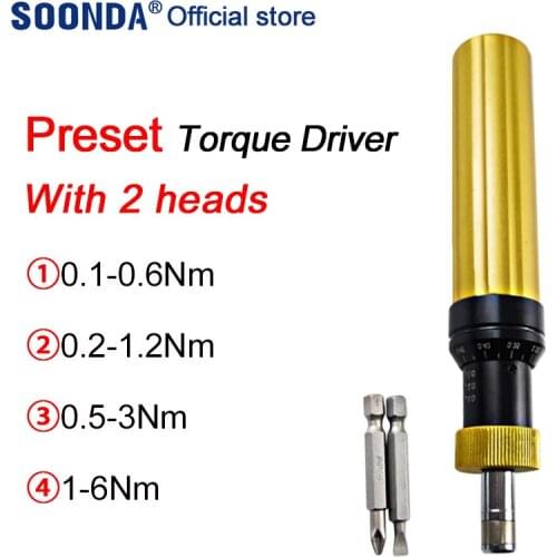 Torque driver Slip Adjustable Preset Torque Screw Driver