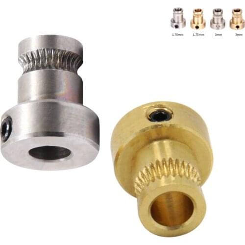 MEGA 7PCS 6PCS 5PCS 4PCS Mendel Drive Gear Extruder Bore 5mm Pulley 1.75 3.0mm Filament 3D Printer Part Extrusion Feeder Wheel