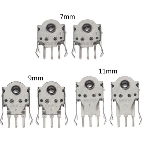 2Pcs ALPS Mouse Encoder Mouse Decoder 7mm 9mm 11mm Highly Accurate for Wheel