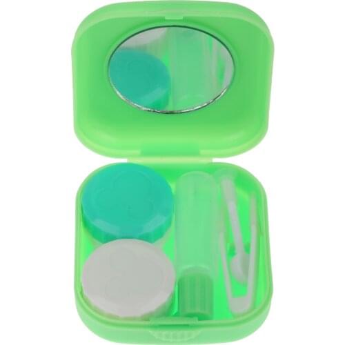 Contact Lens Tweezers Travel Kit Case Pocket Size Holder Container Eye Care