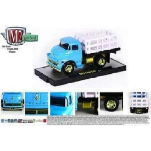 M 2 1:64 1957 DODGE FARGO COE BLUE&WHITE Metal Diecast Alloy toy cars Model Vehicles For Children Boys gift hot