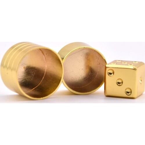 Metal Mental Die Predicted Cypher Magic Tricks Close Up Magia Dice Points Magie Mentalism Illusion Gimmick Props Accessaries