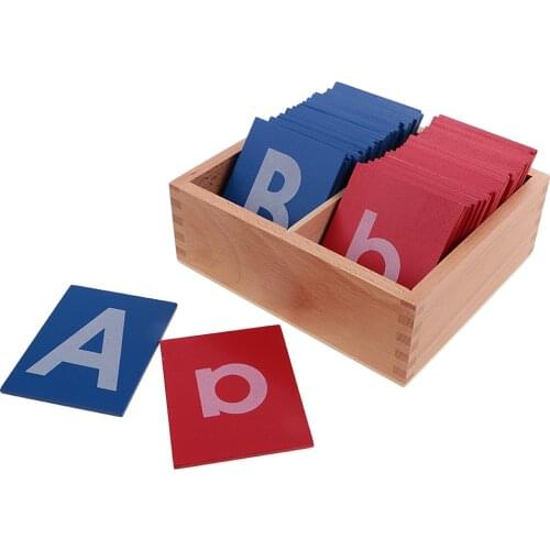Montessori Wooden English Alphabet Toy Set Preshool Kids Children Letter Board Early Educational Learning Game Aid15.5x17.5x6cm