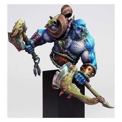 New Unassembled high 1/10 ancient man warrior orc bust (NO BASE ) Resin Figure Unpainted Model Kit