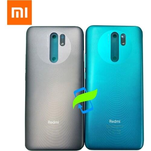 Original Battery Back Cover For Xiaomi Redmi 9 Back Housing Rear Door Case For Redmi9 9 Back Battery Cover