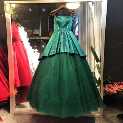 Rhine Real picture Marchsea Long Sleeves Satin with Gold Beads платья женские dress women evening dress long formal dresses