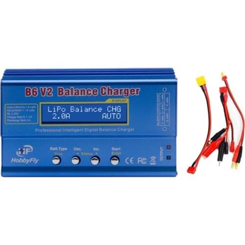 IMAX B6 Mini Professional Balance Charger / Discharger for RC Lipo Battery Charging Blue/Black Digital Balance Charger