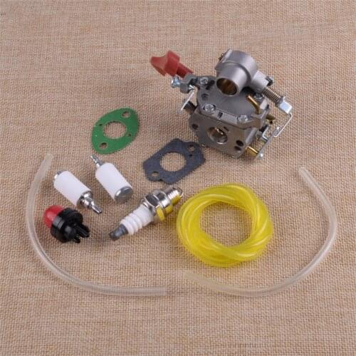 LETAOSK 10pcs Carburetor Gaskets Fuel Line Kit Fit For Poulan PP338PT PP133 Pro PP333 Zama C1M-W44 Gas Trimmer