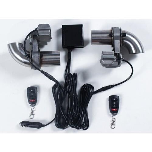 Exhaust Cutout Valve Electric Flanged Double Valves Muffler Remoter Valve Change Sounds