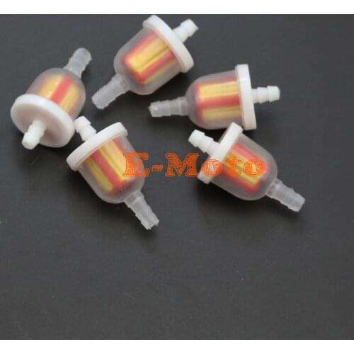 5 Pcs Universal Fuel Gas Filter For Quad ATV Mini Pit Dirt Pocket Bike Kids Buggy Go Kart GAS SCOOTER MOPED new E-Moto