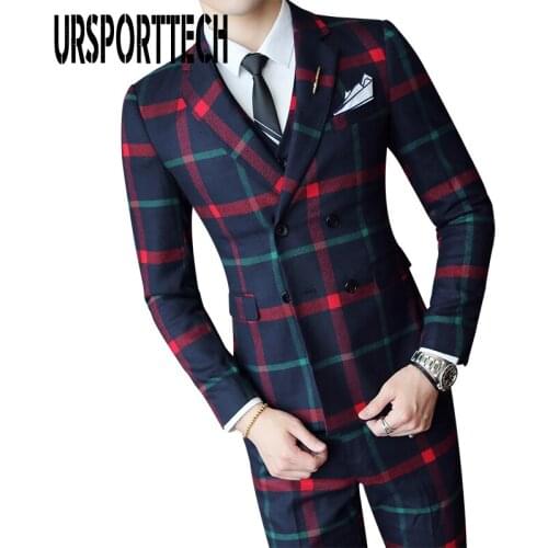URSPORTTECH Men's Business Suits