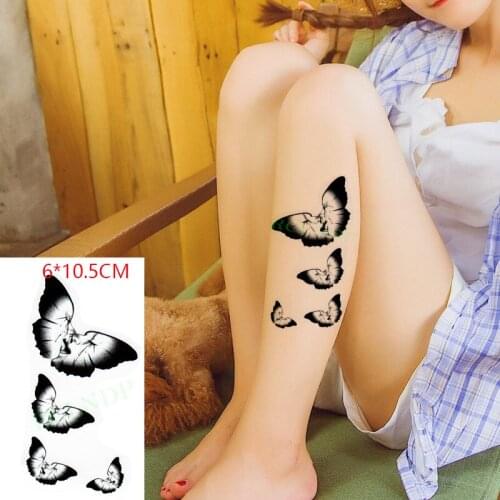 Waterproof Temporary Tattoo Sticker ins Butterfly sexy Body Art flash tatoo fake tatto for Women Men