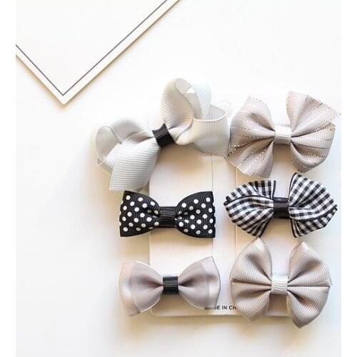 1 Set Cute Bowknot Hairpin Girls Kids Hair Clips Bows Pin Accessories For Children Barrette Hairgrip Hairclip Headdress Headwear