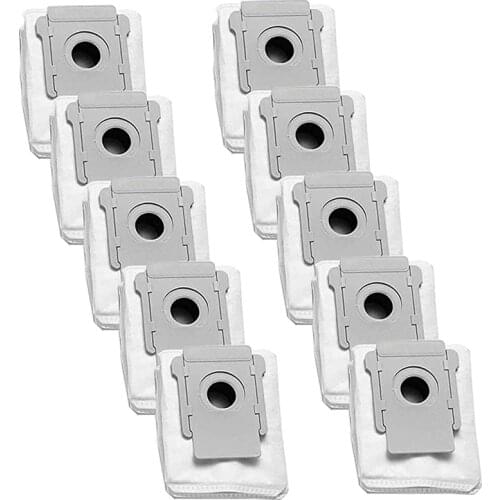 Replacement 10 Pack for IRobot Roomba I7 I7+ I7 Plus S9 S9+ Series Parts, Vacuum Clean Base Automatic Dirt Disposal Bags
