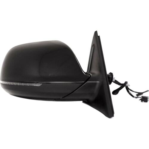 Right Side Mirror Rear View Mirror Assembly Black for 2009-15 - Q5 Heated Blinker Power Folding BSM 11Pin 8R1857410K