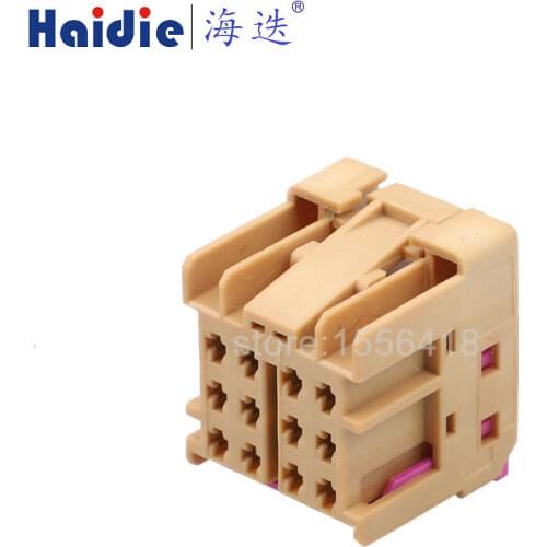 2sets 12pin auto wiring harness female plug cable wire unseled connector 969462-2