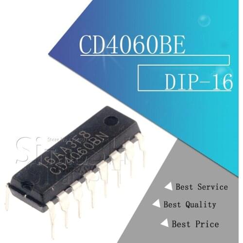 10PCS CD4060BE DIP16 CD4060 DIP 4060BE DIP-16 new and original IC