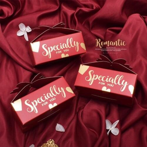 20/50/100pcs Christmas candy box Chinese wedding candy box European style new DIY box candy packaging wedding candy bag gift box