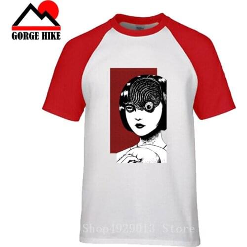 2019 Junji Ito Anime Series Creepy Manga Weird Japan Horror Funny T Shirt Mans Short Sleeves Clothes Tees Cotton O Neck T-Shirt
