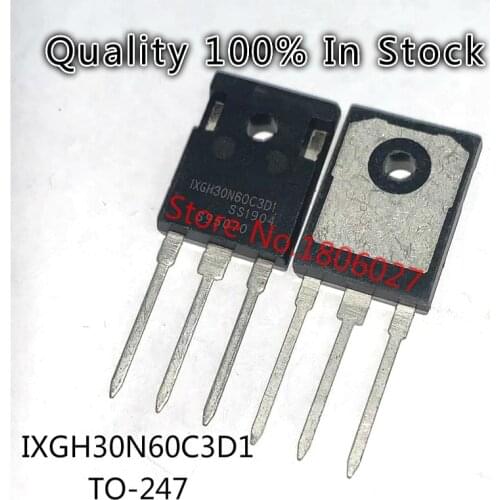 5PCS/lot IXGH30N60C3D1 TO-247 600V 30A Spot hot sale